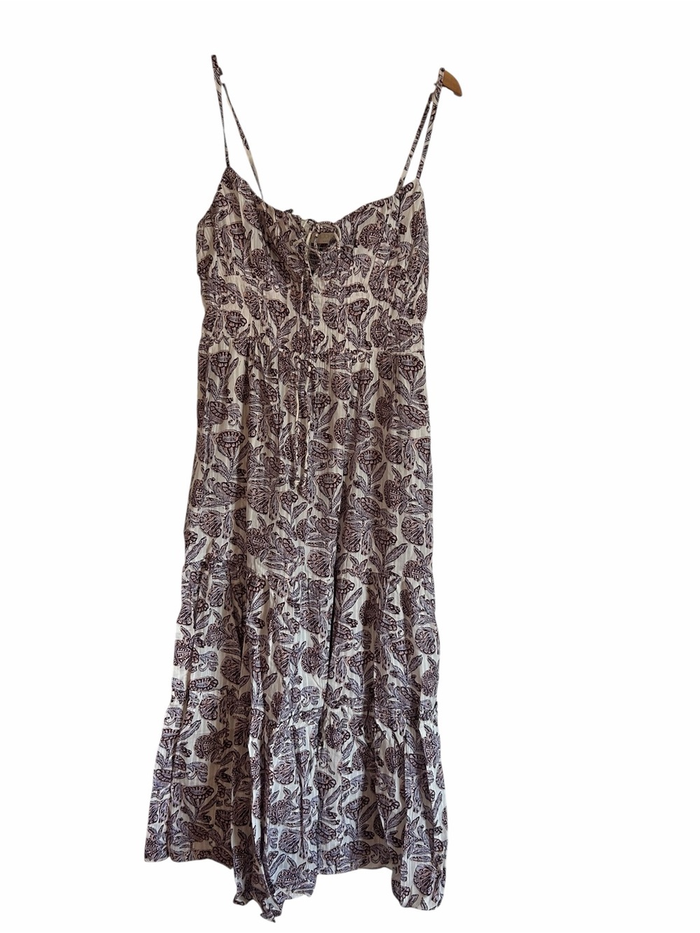 Ulla Johnson Aydin Print Tiered Cotton Sundress - Picture 3 of 9
